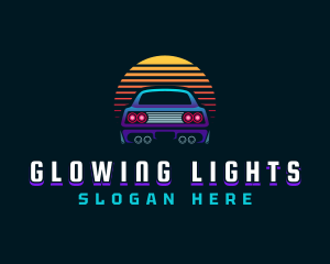 Lights - Automotive Car Racing logo design