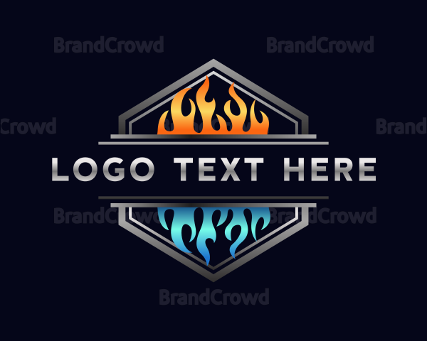 Hot Cold Flame Logo