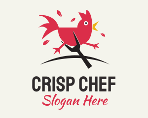 Red Chicken Roast logo design