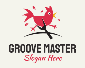 Poultry Farm - Red Chicken Roast logo design