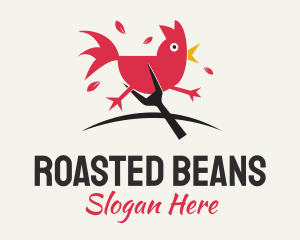 Roasted - Red Chicken Roast logo design