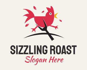 Roast - Red Chicken Roast logo design