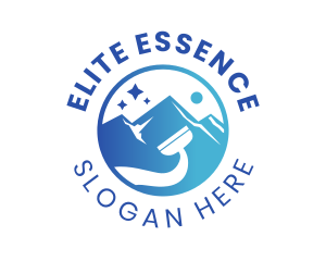 Cleaning Equipment - Sparkle Mountain Vacuum logo design