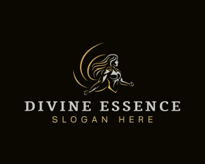 Goddess Deity Warrior logo design