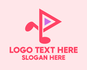 Mobile Application - Music Streaming Application logo design