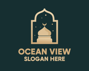 Muslim Mosque Window logo design