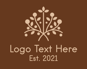 Natural Product - Earthy Herbal Plant logo design
