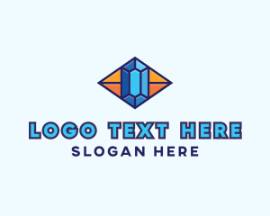 Lux - Blue Precious Gem logo design