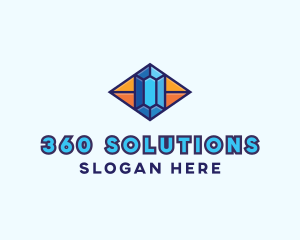 Blue Precious Gem logo design