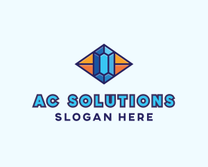 Blue Precious Gem logo design