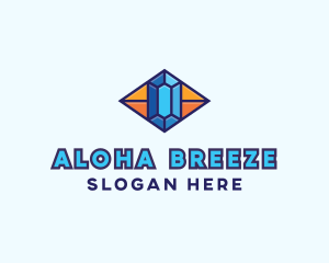 Blue Precious Gem logo design