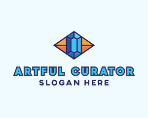 Blue Precious Gem logo design