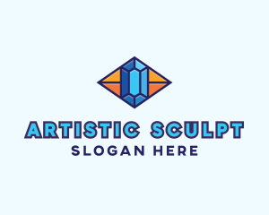 Blue Precious Gem logo design