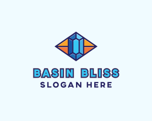 Blue Precious Gem logo design