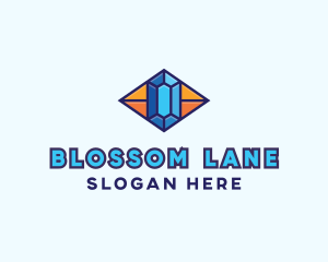 Blue Precious Gem logo design