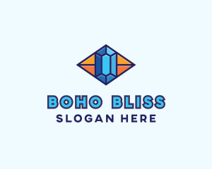 Blue Precious Gem logo design