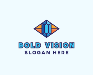 Blue Precious Gem logo design