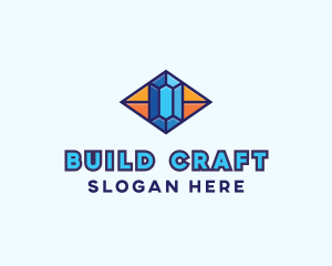 Blue Precious Gem logo design