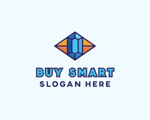 Blue Precious Gem logo design