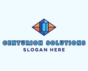 Blue Precious Gem logo design