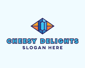 Blue Precious Gem logo design