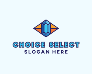 Blue Precious Gem logo design