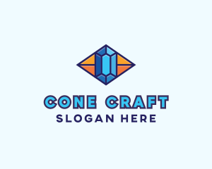 Blue Precious Gem logo design