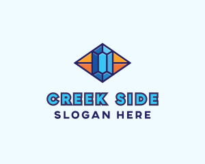 Blue Precious Gem logo design