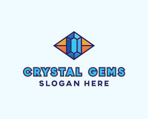 Blue Precious Gem logo design