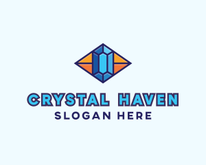 Blue Precious Gem logo design