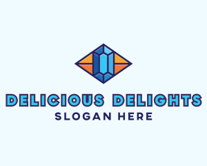 Blue Precious Gem logo design