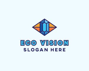 Blue Precious Gem logo design