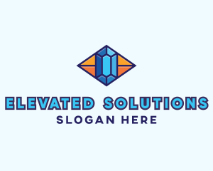 Blue Precious Gem logo design