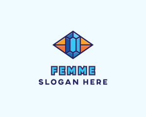 Blue Precious Gem logo design