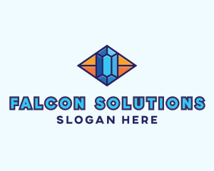 Blue Precious Gem logo design