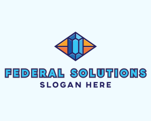 Blue Precious Gem logo design