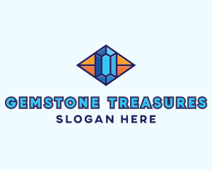 Blue Precious Gem logo design