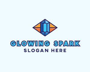 Blue Precious Gem logo design