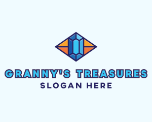 Blue Precious Gem logo design