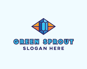 Blue Precious Gem logo design