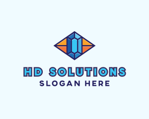 Blue Precious Gem logo design