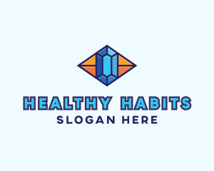 Blue Precious Gem logo design