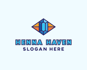 Blue Precious Gem logo design