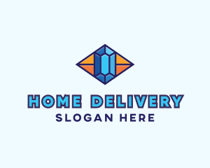 Blue Precious Gem logo design