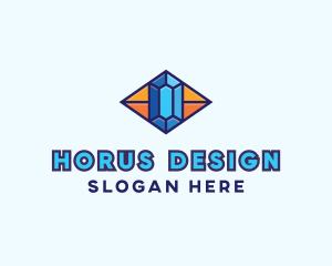 Blue Precious Gem logo design