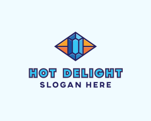 Blue Precious Gem logo design