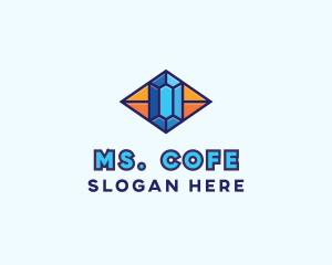 Blue Precious Gem logo design