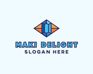 Blue Precious Gem logo design