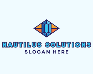 Blue Precious Gem logo design