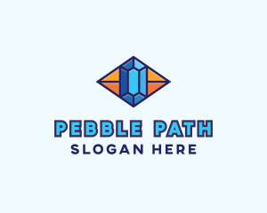 Blue Precious Gem logo design